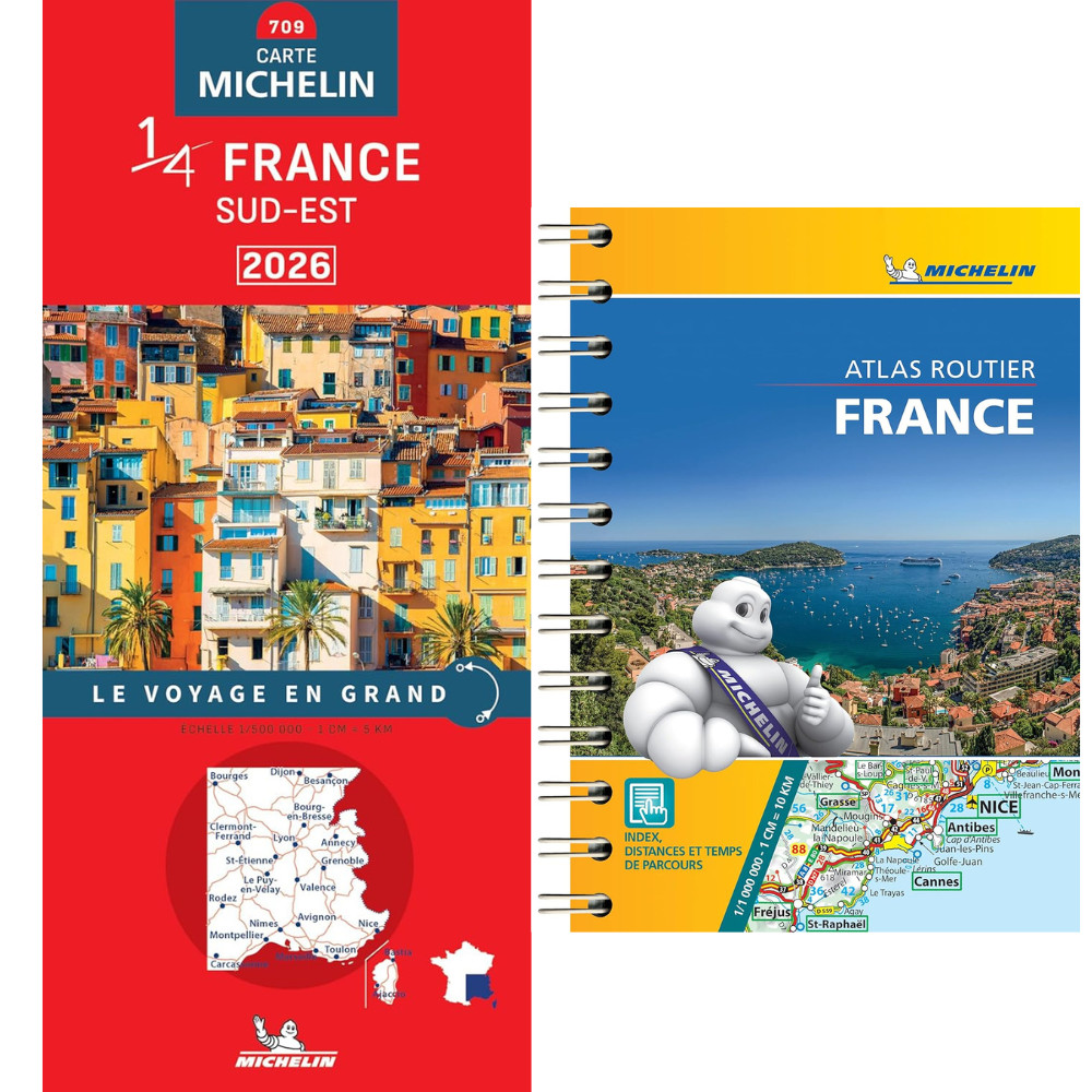 Southeastern France 2026 - Michelin National Map 709 by Michelin