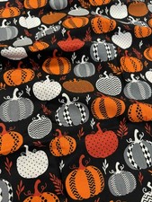 Night of the Pumpkins Halloween by David Textiles 100 Cotton Fabric