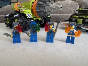 LEGO POWER MINERS 3 Set Lot. Set 8960, 8962, 8708. Missing Various Parts