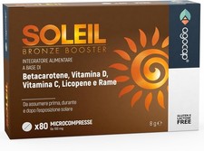 Accelerator Tan Forte, Solelil Tan Supplement, 80 Tabletten mit Beta-Carotin