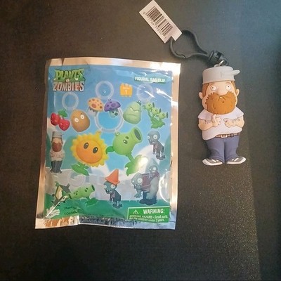 Plants vs Zombies Crazy Dave Clip-On Figural Bag Clip PVC Keychain Animation