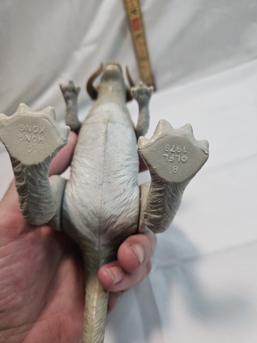 VINTAGE STAR WARS 1979 TAUNTAUN ACTION FIGURE HARD/SOLID BELLY KENNER - Afbeelding 7 van 8