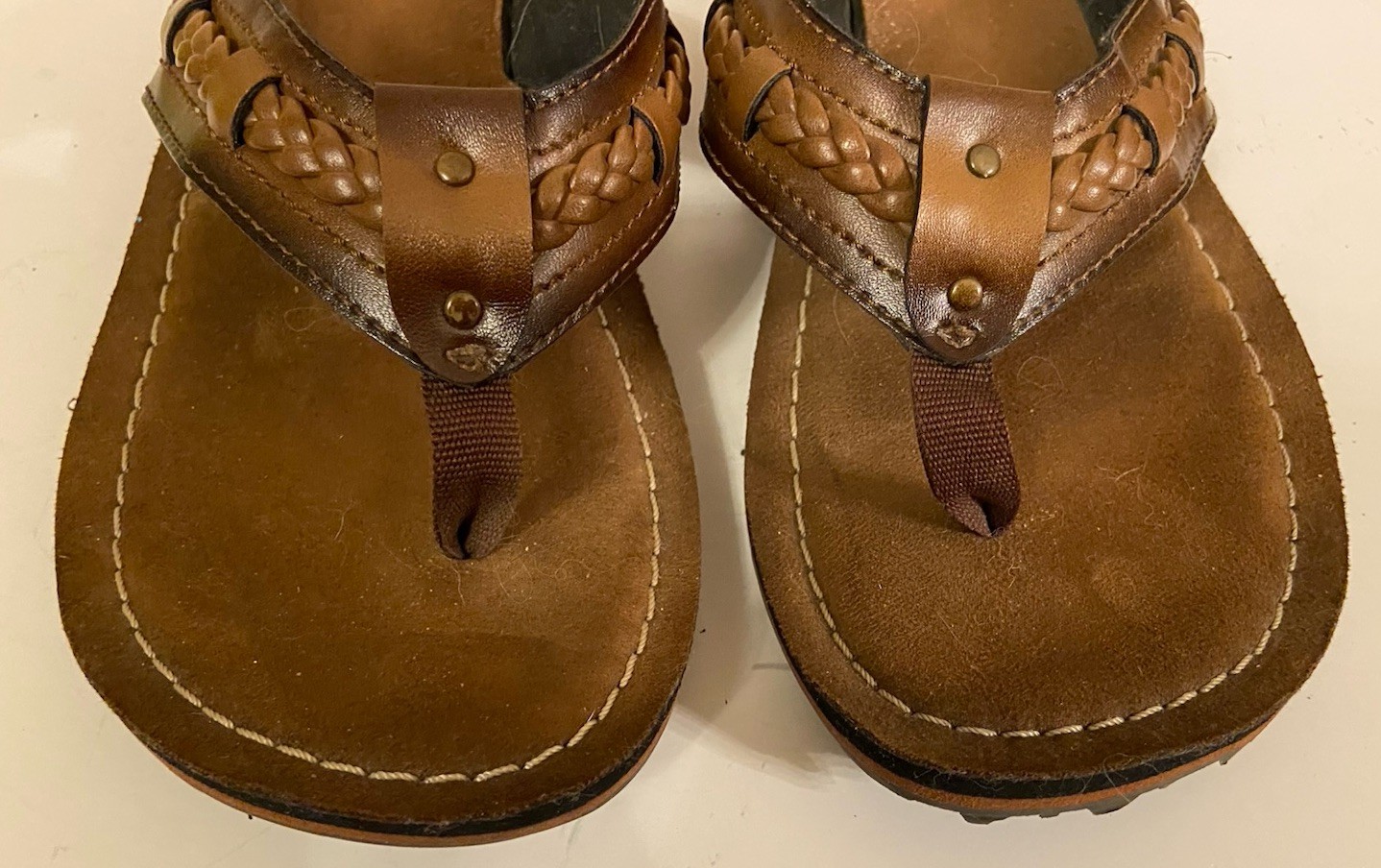 Clarks Collection Braided Rustic Brown Fenner Tho… - image 10