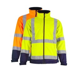 Warrior Hi Vis Two Tone Soft Shell Jacket