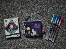 Santoro Gorjuss Mad Hatter Notebook, Coin Purse And Pens