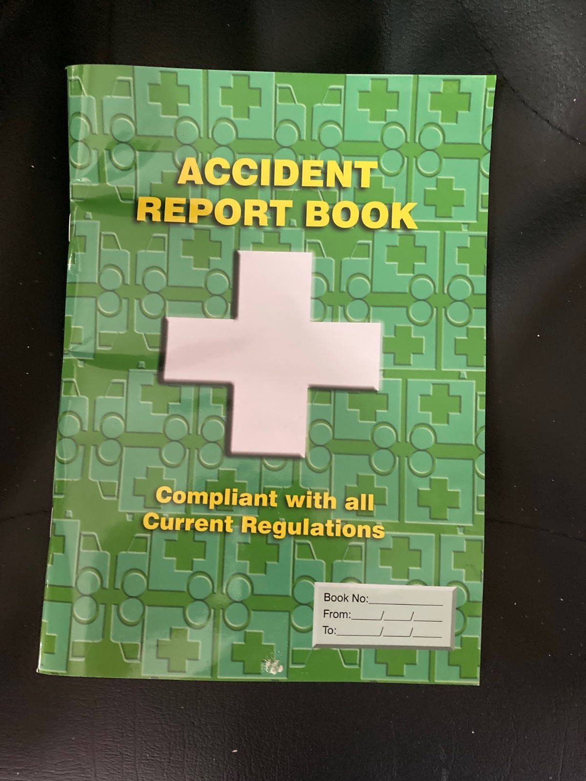 Accident Report/Record Book/ First Aid - NEW