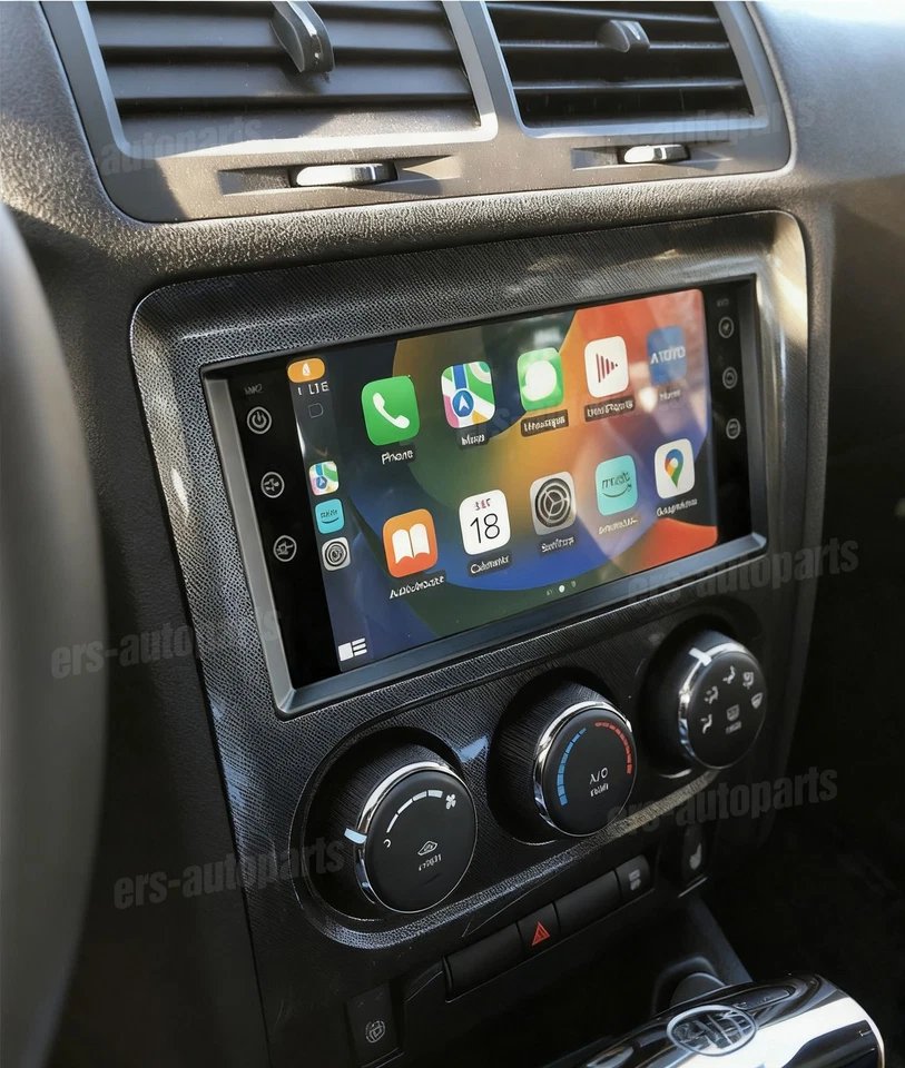 Radio estéreo GPS navegación Wifi para Dodge Challenger 2008-2014 Carplay Android 13 Foto 2 de 4