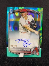 2025 Bowman Chrome Draft - Patrick Forbes 1st Auto Aqua Lava /199 E676