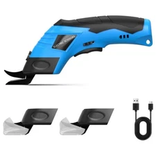Portable Rechargeable Handheld Electric Scissors,Shears for Sewing,Fabric,Carpet