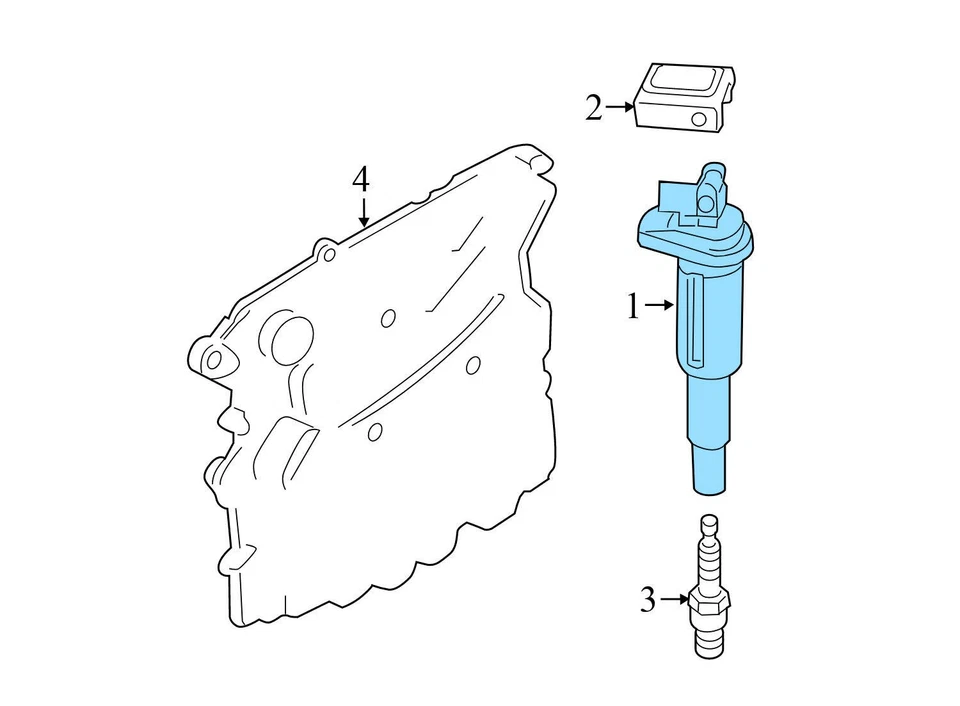 BMW 435I XDRIVE 2015-2016 gran cupé - bobina de encendido 8616153 Foto 3 de 4