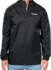 Timberland Mens Wind Resistant Jacket, Black,...