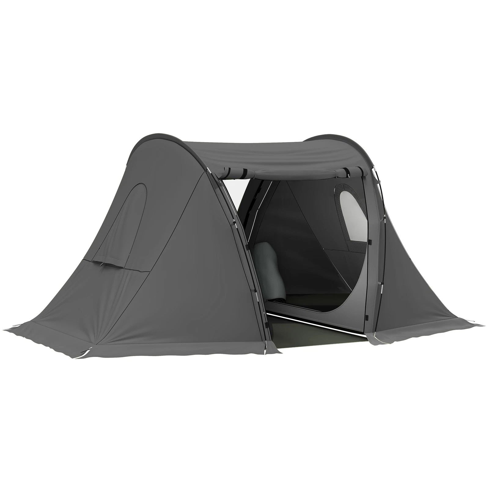 Outsunny 3 Man Camping Tent with 2 Bedrooms, 3000mm Waterproof, Grey
Opens in a new window or tab