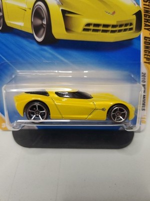 Hot Wheels 2010 New Models 09 Cor Ette Stingray Concept Yellow