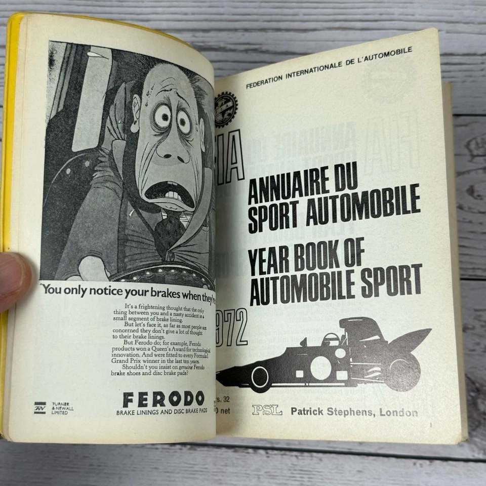 1972 FIA Year Book of Automobile Sport | Italian, German, English, French - Image 4 of 4