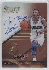 2014-15 Panini Select Signatures Copper Prizm 26/49 Muggsy Bogues #S-MB Auto 0c3