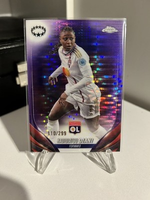 2023-24 Topps Chrome Women s UEFA - Kadidiatou Diani - Lyon Purple Pulsar /299