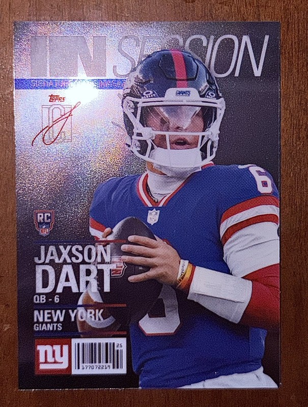 2025-26 Topps Signature Class Jaxson Dart In Season Insert Rookie Card #6