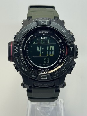 Casio Pro Trek Tough Solar Resin 20ATM 53mm Compass Watch PRW-3510Y