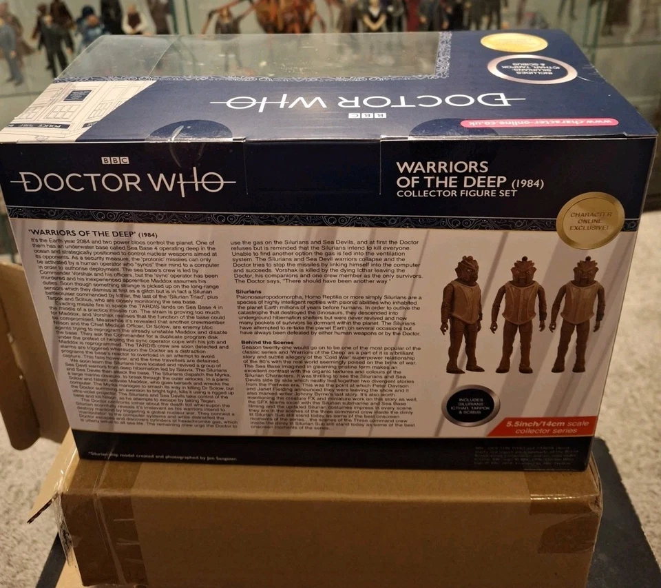 Figuras Jungles Of Mechanus Daleks + Warriors of The Deep personagem Doctor Who - Imagem 4 de 4
