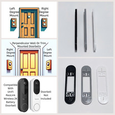 ReoLink Wireless 2K Battery Video Doorbell Compatible Angle Flush Mount