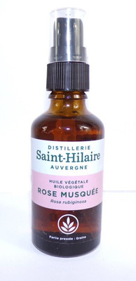 Distillerie saint hilaire -- huile végétale de rose musquée bio - 50 ml main image 0
