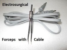 Electrosur.gical Mini Cautery Forceps One with Cable One Tweezer with Cable 786+