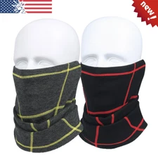 Neck Gaiter Bandana Face Mask Winter Fleece Scarf Gator Cover Head for Men Women
