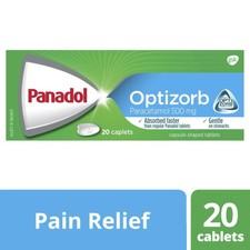 Panadol Optizorb Paracetamol Caplets 20 pack