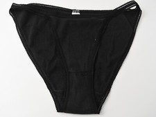 VTG Victoria's Secret PINK 2002 Ribbed Cotton String Bikini Panty MEDIUM