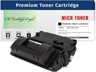 Compatible CF281X MICR For HP 81X, 25K, (Check Print)  M605-M630 Black