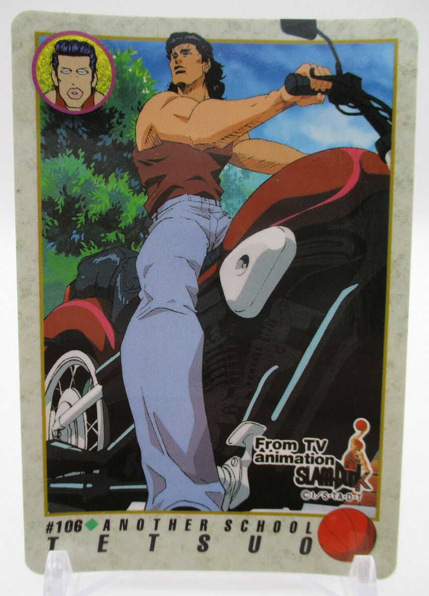 Tetsuo Bad boy #106 SLAM DUNK Card animation BNADAI 1994 Carddas