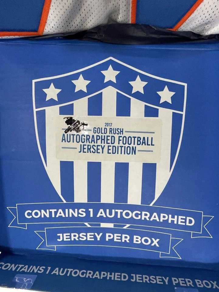 2017 Gold Rush Autographed Floyd Little HOF Denver White Football Jersey JSA COA - Image 4 of 4