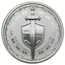 2024 - Niue Sword of Truth Coin Series 1 oz .9999 Fine Silver BU - IN STOCK!!