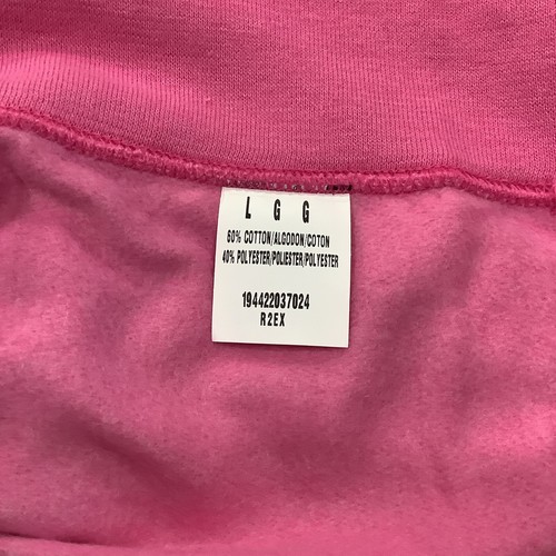Sudadera Fruit Of The Loom Para Mujer Talla L Rosa Pullover Cuello Redondo Nueva - Imagen 5 de 6