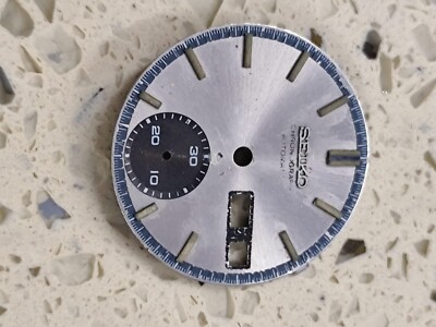 Seiko 6139- 6022 6139-8002 Chronograph PARTS -Silver DIAL | eBay