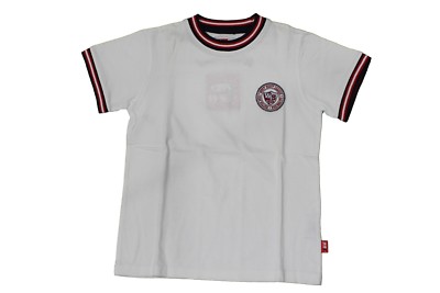 T-shirt bianca da bambino West Scout manica corta girocollo junior