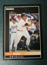 1992 Pinnacle Baltimore Orioles Baseball Card #185 David Segui