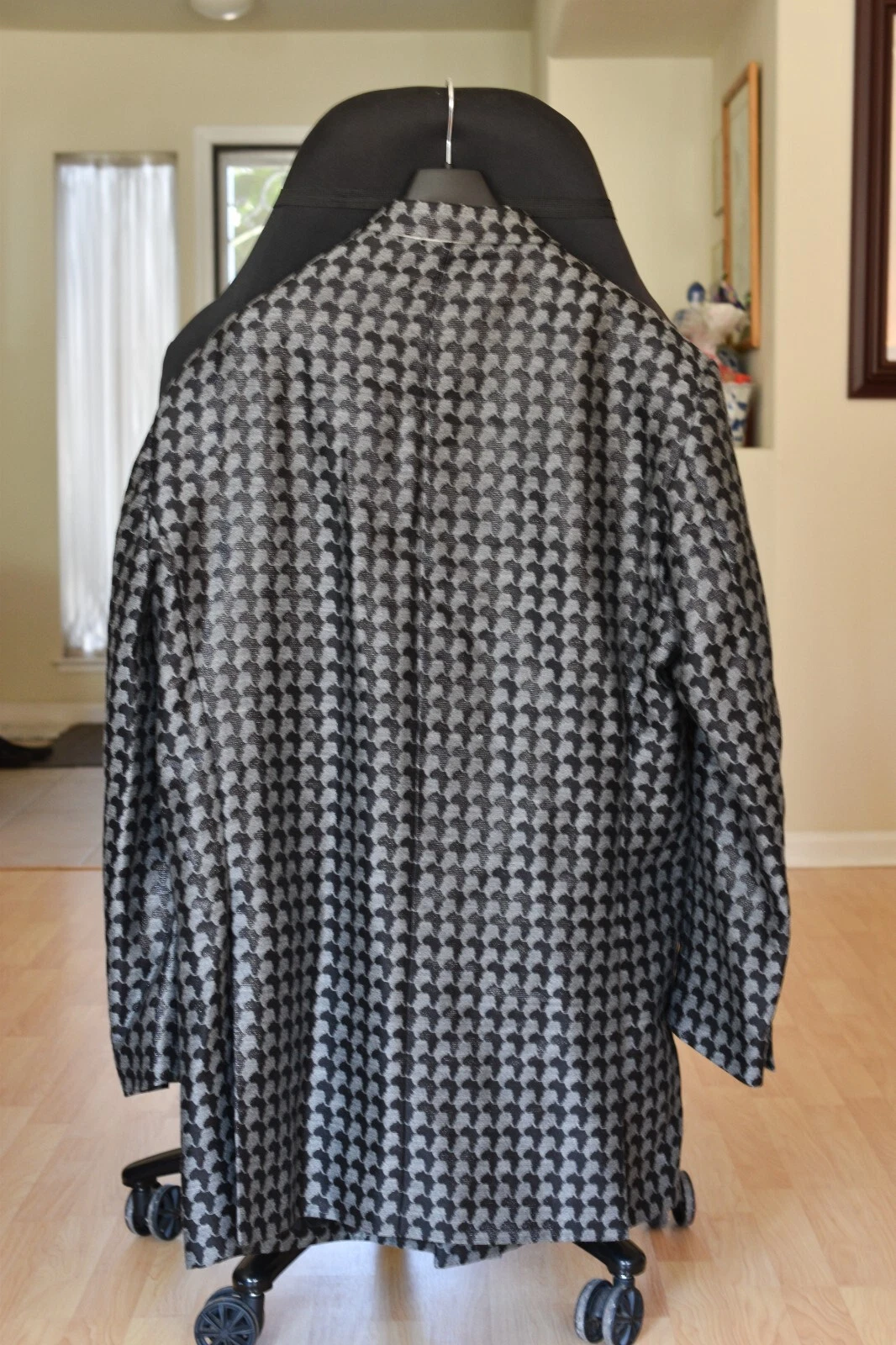 LOUIS VUITTON（LV） Giacca cappotto auto blazer lana seta pied de poule Louis Vuitton Virgil Abloh Africa