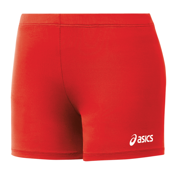 ASICS Court Spandex Volleyball Compression 4" Short Women's XS Red