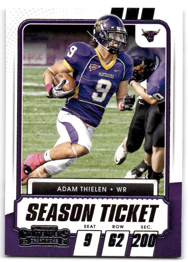 2021 Panini Contenders Draft Picks #43 Adam Thielen