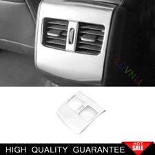 For Honda Accord 10th 2018-2022 Silver Steel Rear Air Outlet Vent Panel Cover 1*