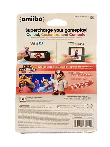 Nintendo Amiibo - Dr. Mario - 3DS Wii U Switch - BNIB - Picture 2 of 2