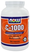 Now Foods - C1000 With 100mg Bioflavanoids & Rutin - 500 Capsules on sale Now Foods - C1000 With 100mg Bioflavanoids & Rutin - 500 Capsules on sale