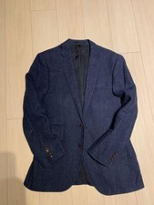J.Crew J.Crew Linen Tailored Jacket 36S Navy