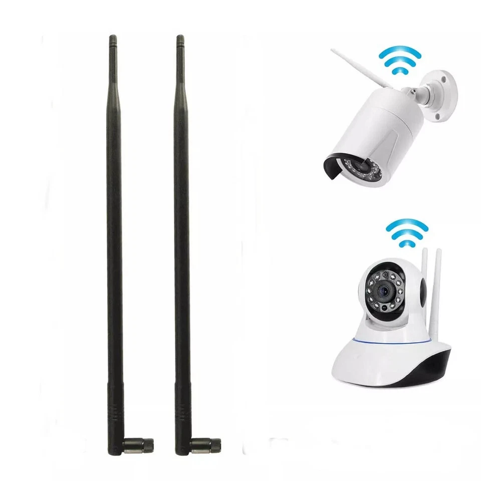 High Gain 9DB2.4G/5G Straight Pole Wireless WiFi Router Dual Band Folding - Image 4 of 4