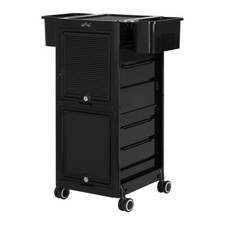 Friseurwagen Rollwagen Gabbiano 68C schwarz