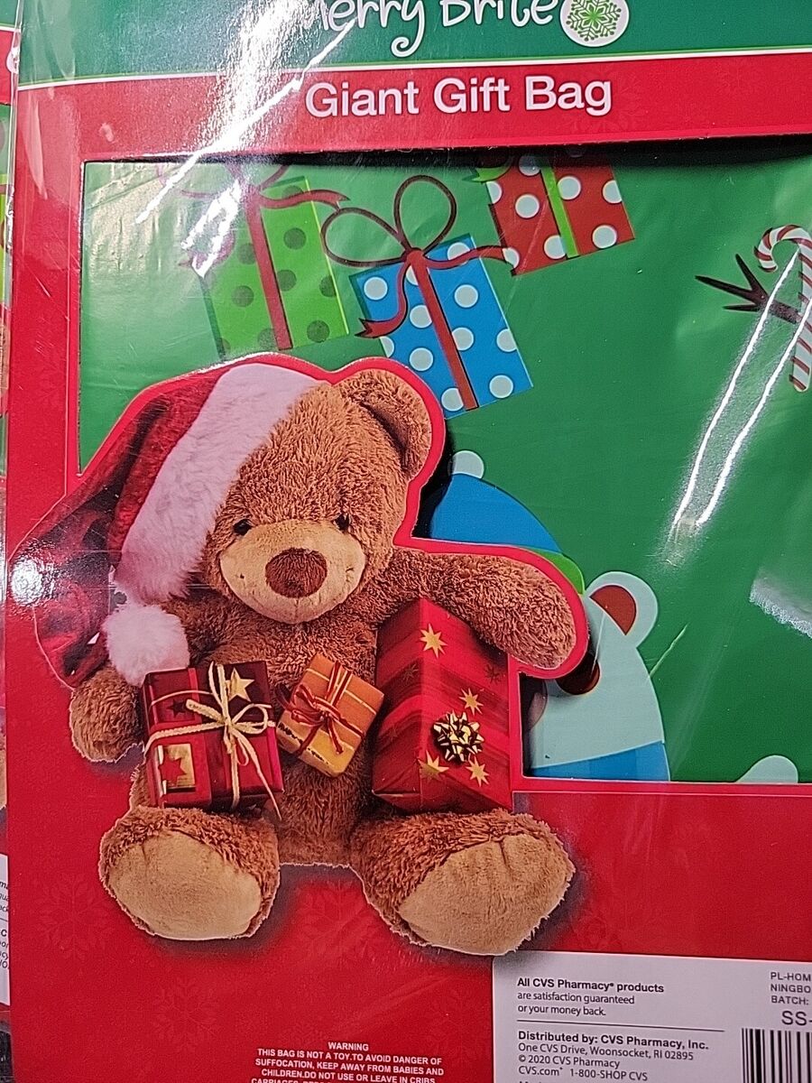 2x Merry Brite Giant Gift Bag Christmas Gift Bag 80 2x Merry Brite Giant Gift Bag Christmas Gift Bag 80