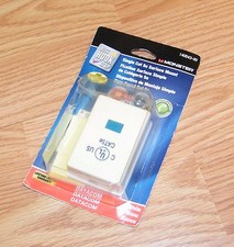 Genuine Monster 140543-00 Single Cat 5e White Surface Mount Only  NEW-READ 