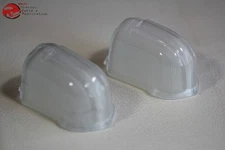 42-46 Chevy GMC Pickup Truck Park Parking Light Turn Signal Lenses Milky Glass