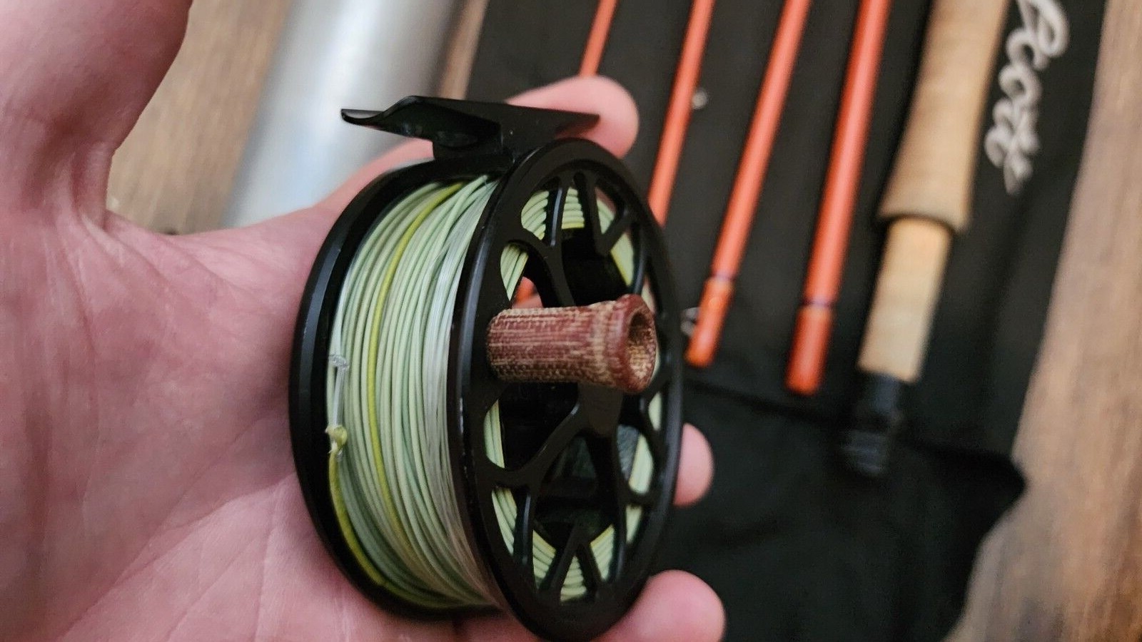 Scott FS 723/5 Fiberglass 7'2" 5-Piece Fly Rod + Ross Colorado LT Reel (w/ line)